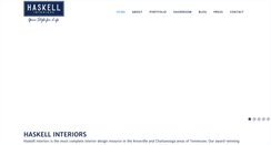 Desktop Screenshot of haskellinteriors.com
