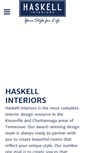 Mobile Screenshot of haskellinteriors.com